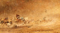 Desert sandstorm - Franz Theodor Aerni