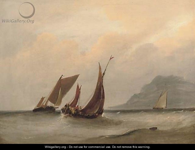Heading off to the fishing grounds - Frederick Calvert