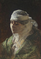 A Veiled Beauty of Constantinople - Frederick Arthur Bridgman