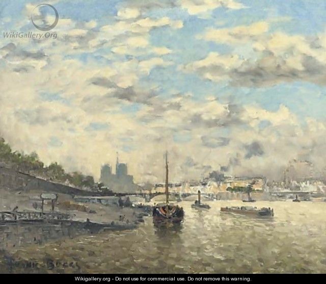 Along the Seine - Frank Myers Boggs