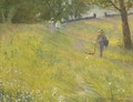 Picking Daisies - Frank Henry (Hector) Tompkins