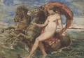 Venus carried by a pair of sea-horses - Francois-Hippolyte Lalaisse