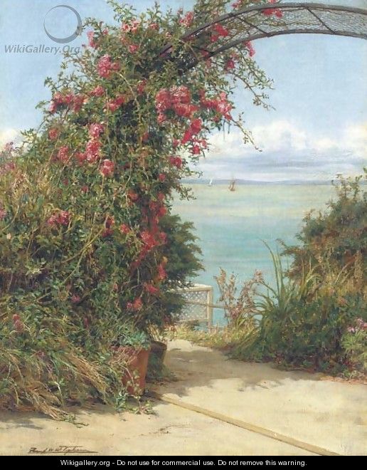 A garden by the sea - Frank William Warwick Topham