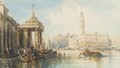The Doge's Palace from the Dogana - Frank Wasley