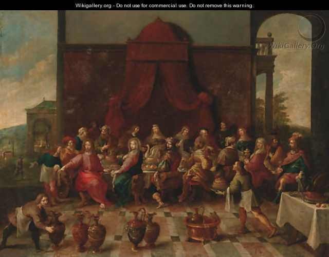 The Marriage Feast at Cana - Frans II Francken