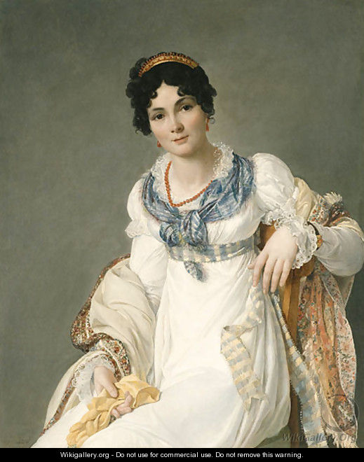 Portrait of a woman - Francois Henri Mulard