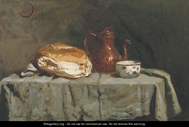 Bread and a coffeepot - Frans Meerts