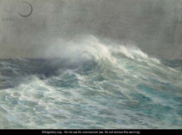 Crashing waves - Joseph Arthur Palliser Severn