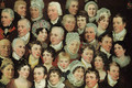 Group portrait of members of the Harvey and Herring familes - John Glover