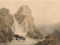 A Waterfall - Joseph Mallord William Turner