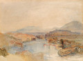 Geneva from the West, from the junction of the Arve and the Rhone - Joseph Mallord William Turner