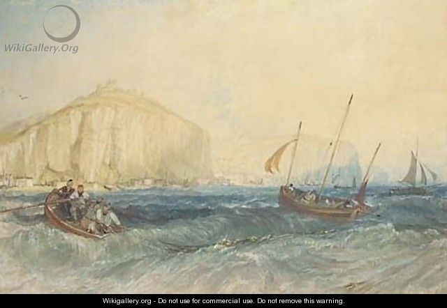 Fishing boats off Hastings - Joseph Mallord William Turner
