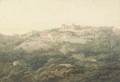 An Italian landscape, possibly Frascati - Joseph Mallord William Turner