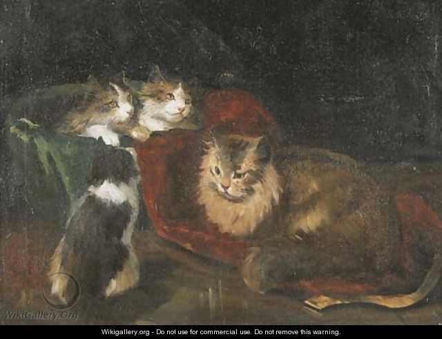 Kittens - Joseph A. Kleitsch