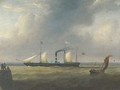 The paddle steamer Wilberforce in the Humber - John of Hull Ward