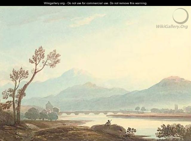 View of Dolgellau, North Wales - John Varley