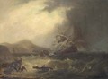 Salvaging the wreck off the Scottish coast - James Wilson Carmichael