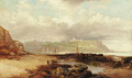A view of Dover Castle from the harbor - James Wilson Carmichael