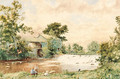 At the Old Mill Pond - John William Hill