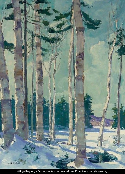 Winter Landscape - Jonas Lie