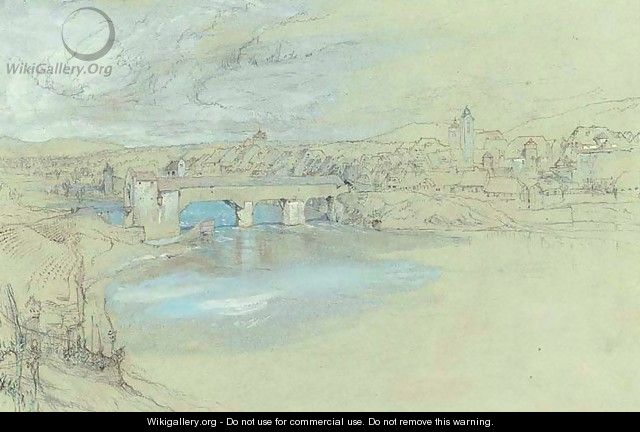 The bridge of Rheinfelden, Switzerland - John Ruskin