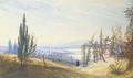 A distant view of the Arno, Florence, morning - John Robert Mather