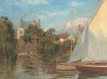 On the Thames at Twickenham - John Seymour Lucas