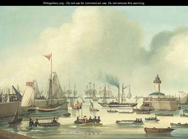 King George IV leaving Ramsgate for his visit to Hanover, 25 September, 1821 - Jan Sanders
