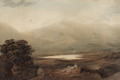 Snowdon from Capel Curig, looking across Lake Gwynant, North Wales - John Varley