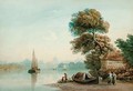 On the Thames at Twickenham - John Varley