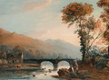 Beddgelert Bridge, North Wales - John Varley