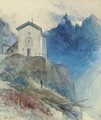 An alpine chapel, Courmayeur - John MacWhirter
