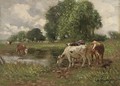 Cattle watering - John Rabone Harvey