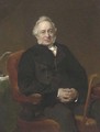 Portrait of Ralph Price Esq., seated three-quarter-length, in a black suit - John Prescott Knight