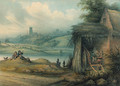 A distant view of Chester across The Meadows - John Pearson