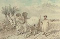 A labourer with a ploughing team - John Frederick Herring Snr