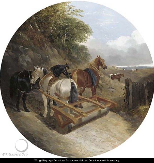 A plough team - John Frederick Herring, Jnr.