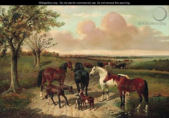The path to pasture - John Frederick Herring, Jnr.