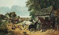 A busy farmyard - John Frederick Herring, Jnr.