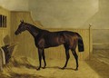 Mr Ridsdale's Bloomsbury, winner of the 1839 Derby, in a stable - John Frederick Herring Snr