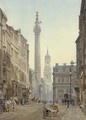 The Monument from Gracechurch Street - John Crowther