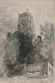 The tower of St. Michael's, Framlingham, Suffolk - John Constable