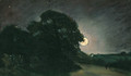 The edge of a heath by moonlight - John Constable