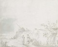 Landscape with country folk - John Constable