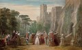 Queen Elizabeth I meeting her courtiers - John Edmund Buckley