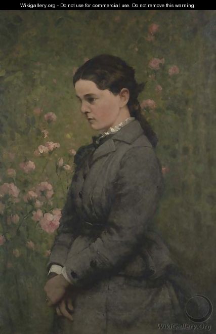 Portrait of Marion Eckford Harwood - John Ferguson Weir