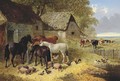 Farmyard companions 2 - John Frederick Herring, Jnr.
