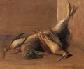 Dead Game A Woodcock, a Snipe and a Rabbit in an interior - Francis Sartorius