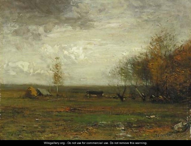Landscape with Haystacks - John Francis Murphy
