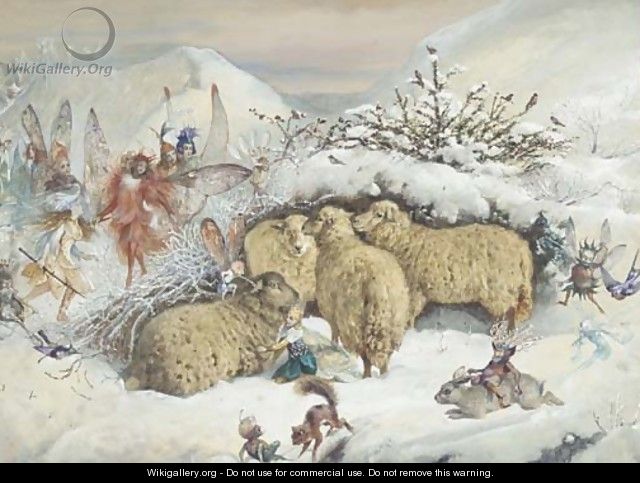 Fairies in the snow - John Anster Fitzgerald